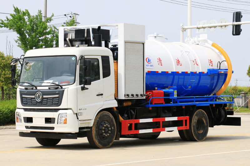 國六東風天錦 15方 清洗吸污車{i}