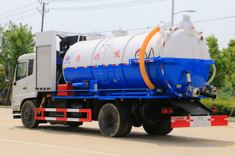 國六東風天錦 15方 清洗吸污車{i}