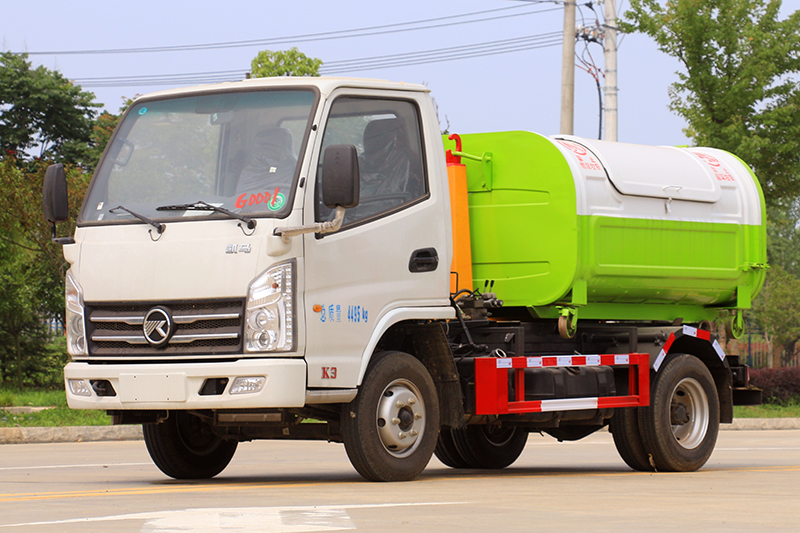 國六 藍牌 凱馬 3-4方 勾臂垃圾車{i}