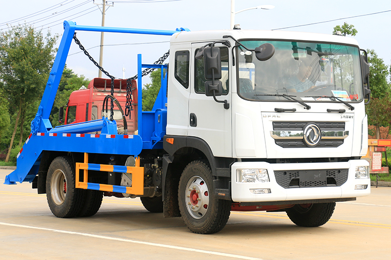國六東風D9 8~10方 擺臂垃圾車{i}