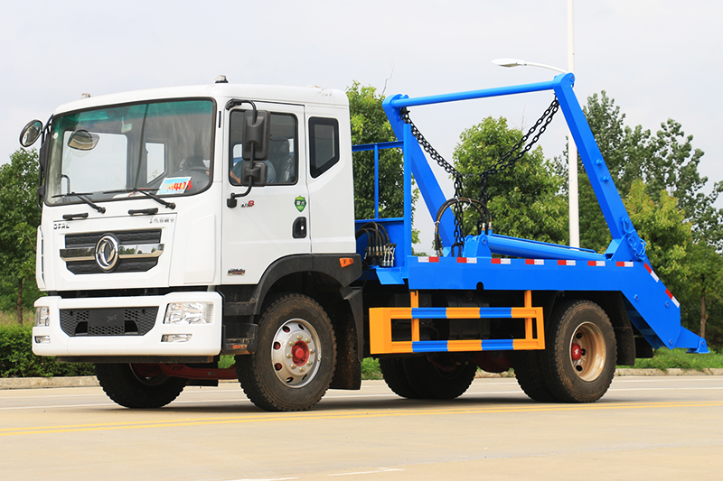 國六東風D9 8~10方 擺臂垃圾車{i}