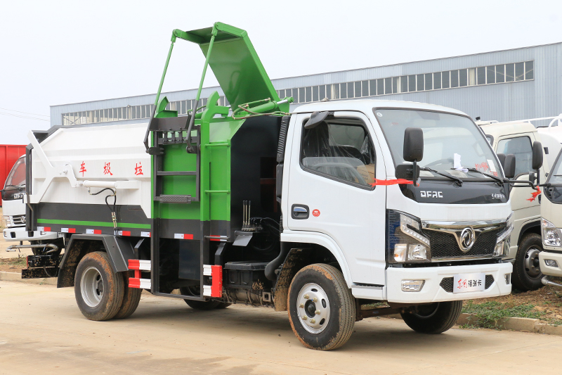 國六東風小多利卡 5方 掛桶垃圾車{i}