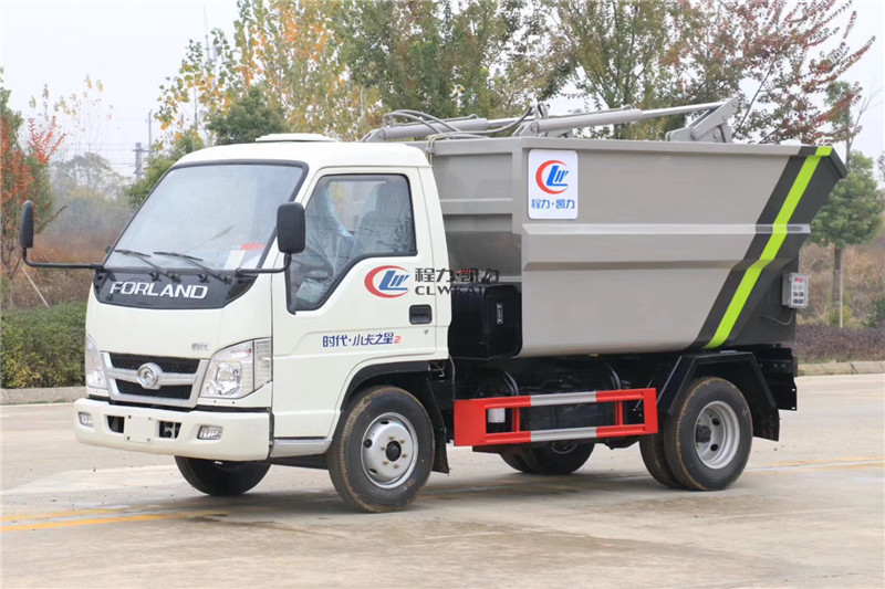 國六福田3方無泄漏壓縮垃圾車{i}