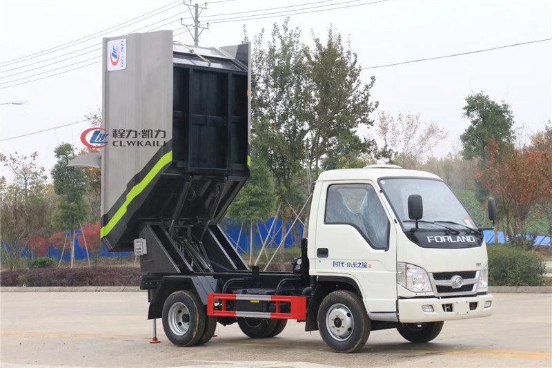 國六福田3方無泄漏壓縮垃圾車{i}