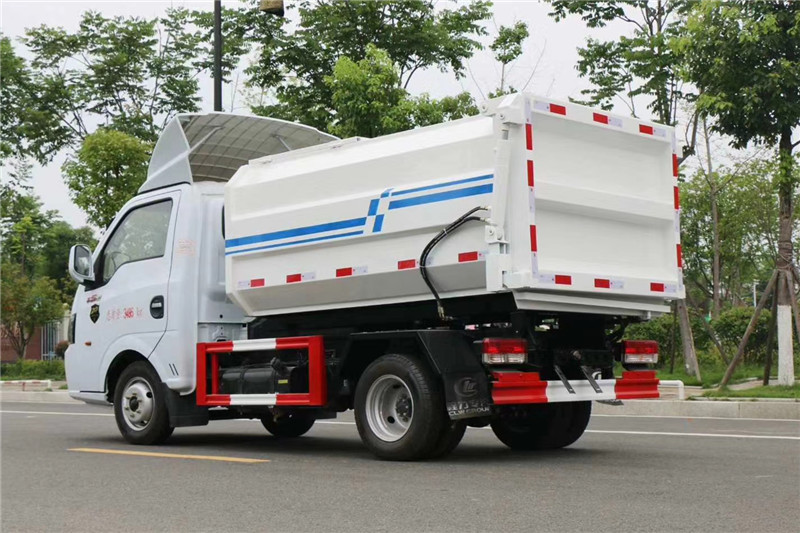 國六途逸藍牌4方側裝壓縮垃圾車{i}