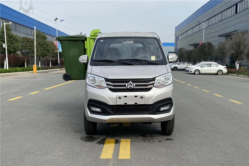 國六長安3方側裝掛桶垃圾車{i}