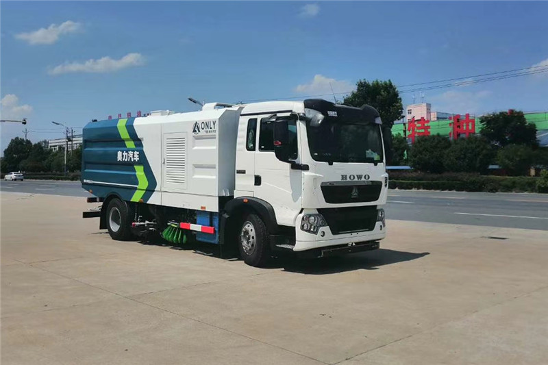 國六重汽T5G 16噸（9水/7塵）洗掃車{i}