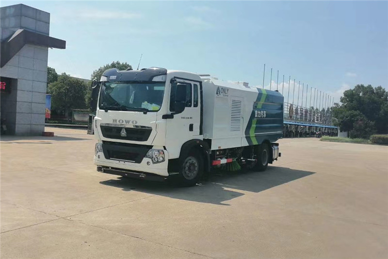 國六重汽T5G 16噸（9水/7塵）洗掃車{i}