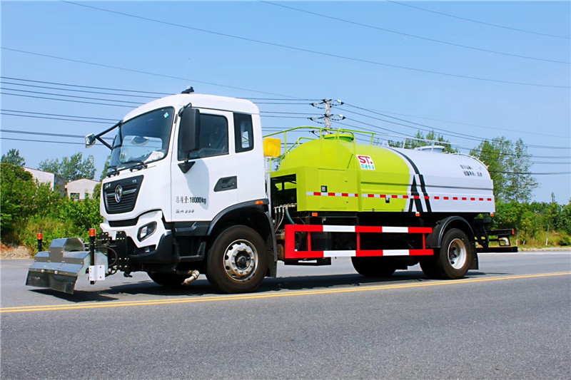 國六東風天錦9方路面清洗車{i}