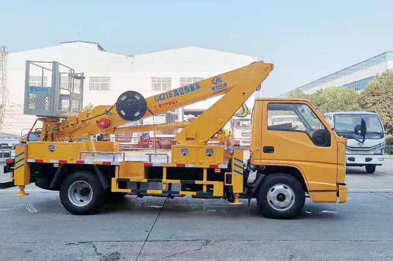 江鈴順達(dá)21米高空作業(yè)車（黃牌，伸縮臂）{i}